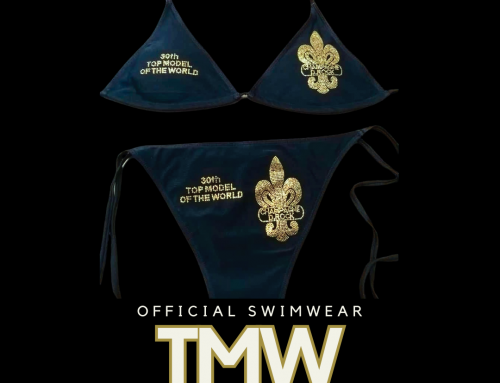 The official swimwear for the 30th Top Model Of The World