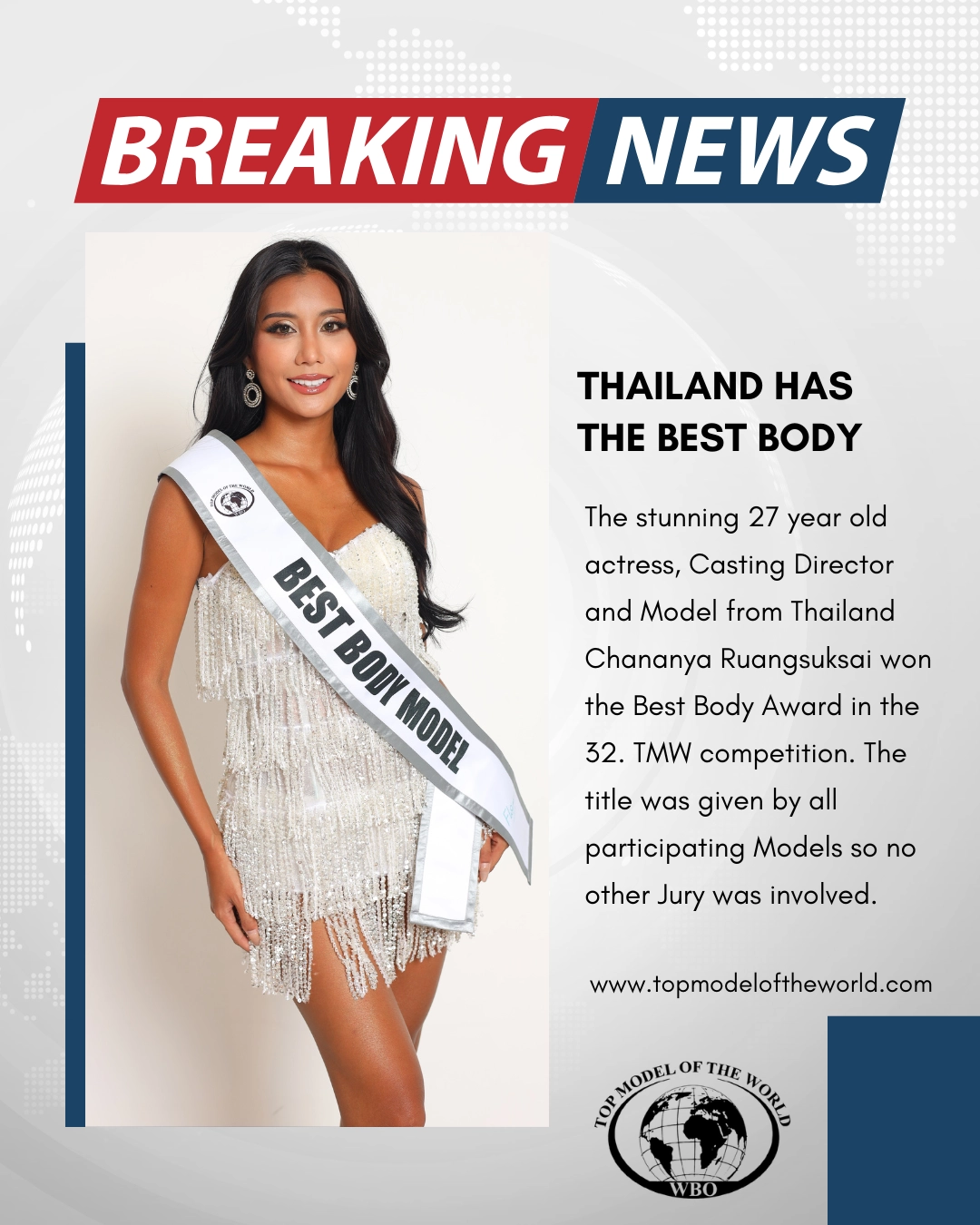 thailand has the best body top model of the world news